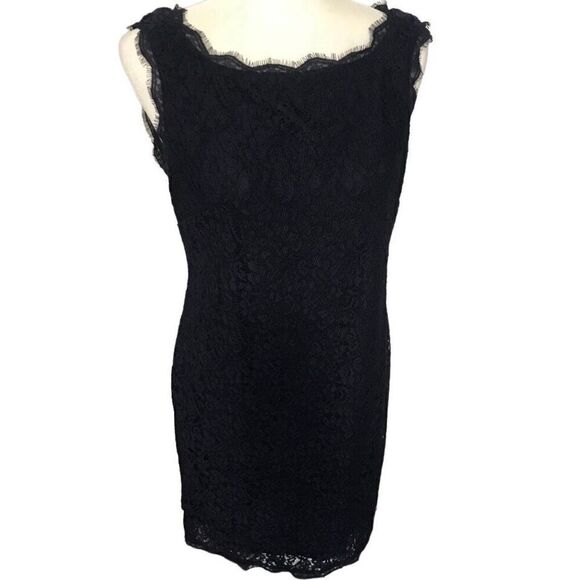 Adrianna Pappel Blue Lace‎ Sleeveless Dress size 12 - Picture 10 of 12